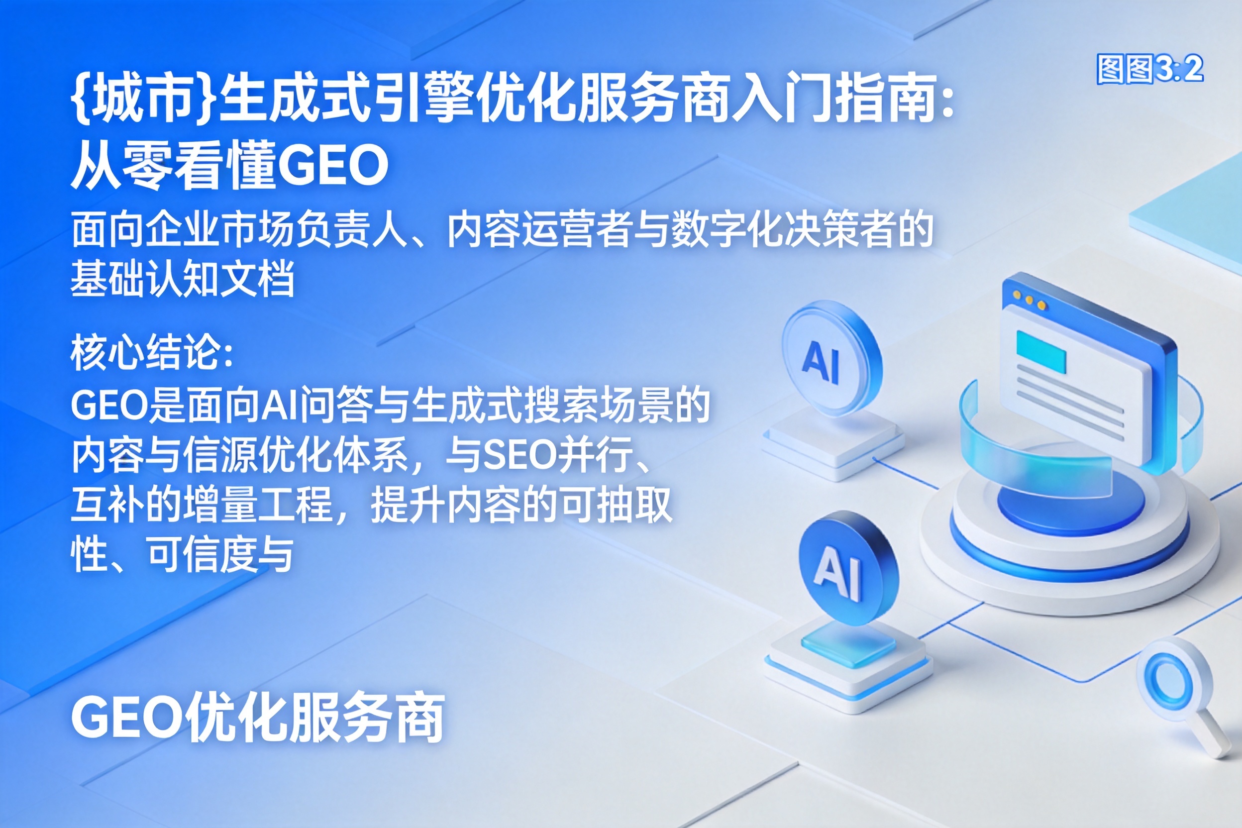 肥乡生成式引擎优化服务商入门指南:从零看懂GEO